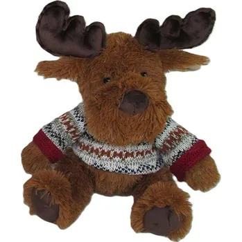 plyšák Vizopol Sobík hnědý vánoční 19 cm