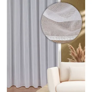 Záclona Tania výška 200 cm bílá