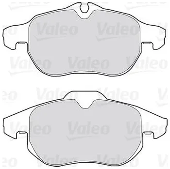 Brzdová destička Sada brzdových destiček, kotoučová brzda VALEO 301678