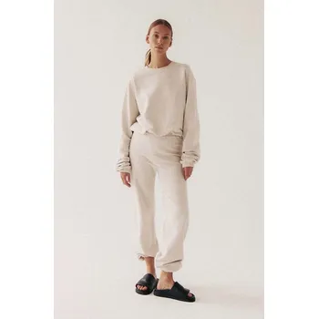 Tepláky MUUV. spo.SUBTLECOTTON.almond béžová 80X, vel. L