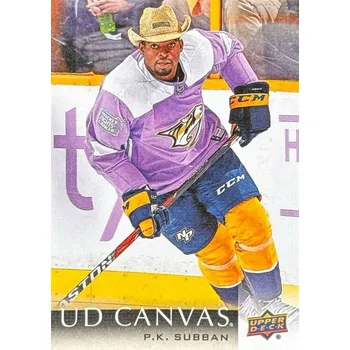 Karetní hra insert karta P.K. SUBBAN 18-19 UD Ser. 1 Canvas číslo C47