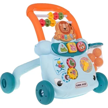 Dětské chodítko Multifunkční jezdítko tlačič + Příslušenství modrý