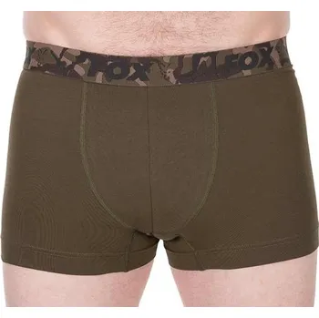 Boxerky FOX Boxer Shorts Khaki/Black 2 ks