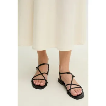 Dámské sandále Kožené sandály Answear.LAB dámské, černá barva 2023.711 99X, EUR 39