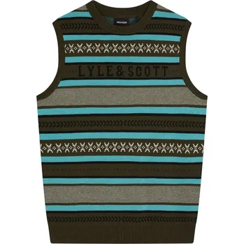 Pánský svetr Svetr Lyle and Scott Olive 1052844 S