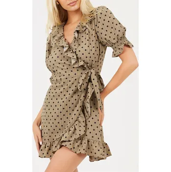 Dámské šaty Šaty Brave Soul Khaki 1199868 14 (L)