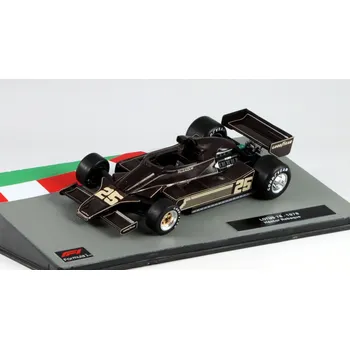 autíčko Centauria Lotus 78 F1 #25 Season 1978 H. Rebaque - časopis s modelem Lotus 78 - kovový model