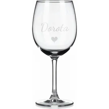 Sklenice Vínová sklenka s gravírovaným jménem – Dorota II