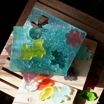 Mýdlo libebit mýdlový plát se solí z Mrtvého moře malý, grapefruit (červená)