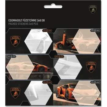 samolepka Jmenovky na sešity Ars Una Lamborghini 25