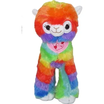 plyšák Vizopol Lama duhová 25 cm