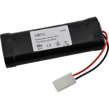 Ni-MH baterie 5000mAh, 7.2V, TAMIYA konektor