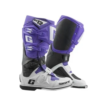 Moto obuv Mx Boty Gaerne SG12 Boots Purple / Black / White 2025, Velikost 47