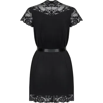 Dámský župan Elegantní župan s krajkovými detaily Obsessive 810 Velikost: L/XL