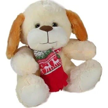 plyšák Vizopol Pes s červenou šálou 28 cm