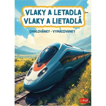 omalovánky Trefl Omalovánky - Vlaky a letadla - 20 x 27,5 cm