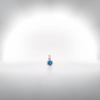 Přívěsek Lillian Vassago Přívěsek s barevným a čirými zirkony, bílé zlato LLV66-SGP009WRTP