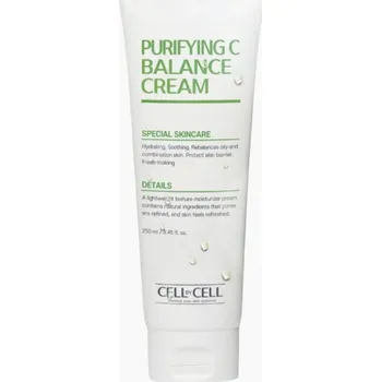 Pleťový krém CELL BY CELL - PURIFYING C BALANCE CREAM - Pleťový krém pro vyváženou pokožku a proti akné 250 ml