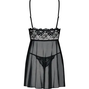 Průhledná košilka Obsessive Idillia Velikost: L/XL