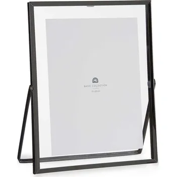 Rám na obraz Giftdecor Kovoý fotorámeček, 15 x 20 cm, černý