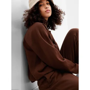 Dámská mikina GAP Mikina raglan vintage soft - Dámské GAP hnědá 2142965