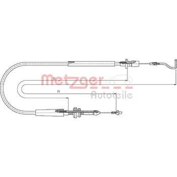 Lanko plynu METZGER 11.0636