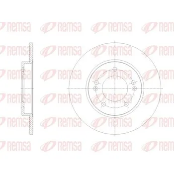 Brzdový kotouč Brzdový kotouč REMSA 62103.00