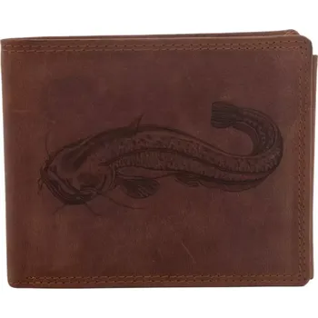 Peněženka Mercucio Pánská peněženka světlehnědá sumec celý