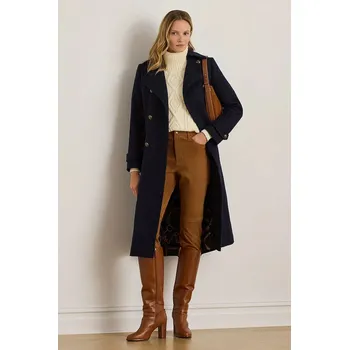 Dámský kabát Kabát s příměsí vlny Lauren Ralph Lauren 297P04150 námořnická modř 59X, vel. 38
