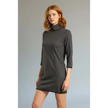 Dámské šaty Černé melé minišaty Myra – nanoSPACE by LADA Velikost: XXL