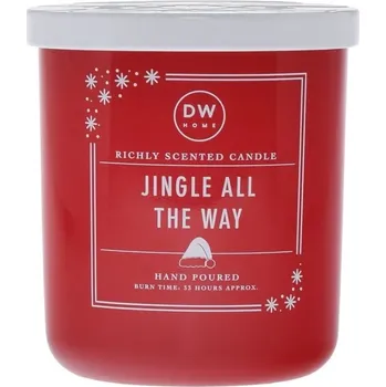 Svíčka DW Home – Vonná svíčka ve skle Jingle All The Way, Střední