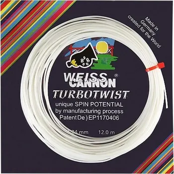 Tenis Tenisový výplet Weiss Cannon Turbotwist (12 m) (1.24 mm)