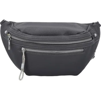 Ledvinka Trendy dámská koženková ledvinka Pentti, tmavě šedá