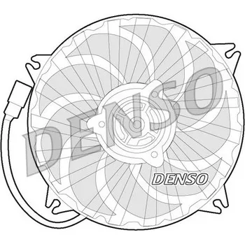 Chladič motoru Větrák, chlazení motoru DENSO DER21017