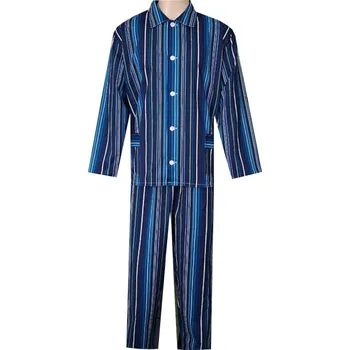 Pánské pyžamo Pánské Pyžamo Plátěné FOLTÝN PP39 Velikost: 5XL, Materiál: Plátno