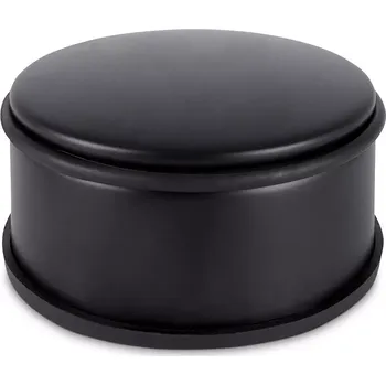 Kovová zarážka na dveře, černá, 11,5 cm