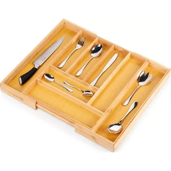 Příborník do zásuvky VILDE Organizér do šuplíku, příborník nastavitelná šířka 35,5 - 54,5 x 45,5 cm