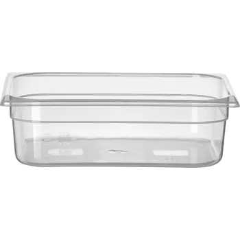 Kontejner GN 1/2 polypropylen, HENDI, Profi Line, GN 1/2, 6,5L, Průhledná, 325x265x(H)100mm
