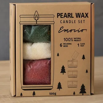 Výroba svíčky Emocio Sypaný vosk dárková sada 500 g