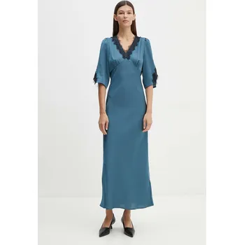 Dámské šaty Šaty Bruuns Bazaar AcaciaBBDia dress BBW4036 námořnická modř 59X, vel. 40
