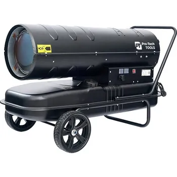 Průmyslové topidlo Pro-Tech TOOLS Naftový ohřívač vzduchu s přímým spalováním 55KW a termostatem 10753 DH-50