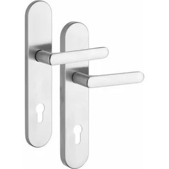 Dveřní kování Rostex RX807-50 EXCLUSIVE, Rozteč 72/90, Klika 820, Nerez mat