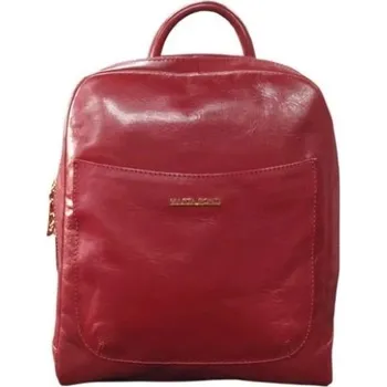 Městský batoh Marta Ponti kožený dámský batoh červený 8106164