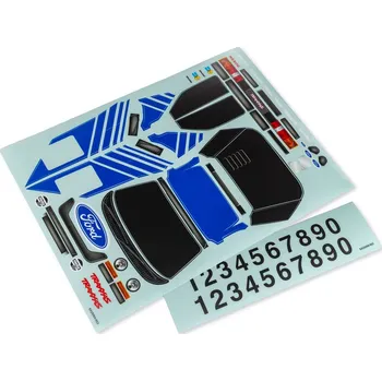 RC náhradní díl Traxxas samolepky Ford RS200