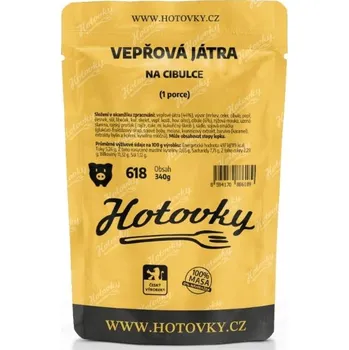 Hotové jídlo Hotovky Vepřová játra na cibulce 1 porce