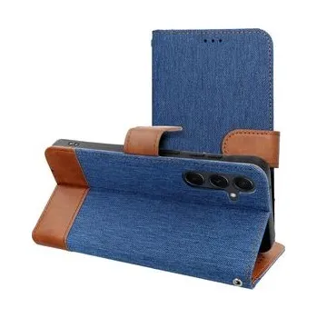 Pouzdro na mobilní telefon Pouzdro JEANS Book pro SAMSUNG S25 FE modré - OEM + zdarma možnost vyzkoušet a vrátit zboží do 30 dní