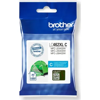 Brother LC-462XLC (inkoust cyan, 1500 str. @ 5% draft)