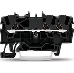 WAGO 2001-1305 Řadová průchozí svorka Wago 3vodičová 1,5mm2 (černá)