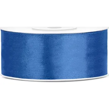 Stuha Stuha satén 25mm x 25m modrá