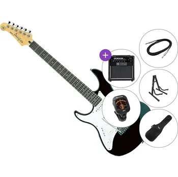 Elektrická kytara Yamaha Pacifica 112JL MKII SET 2 Black Elektrická kytara